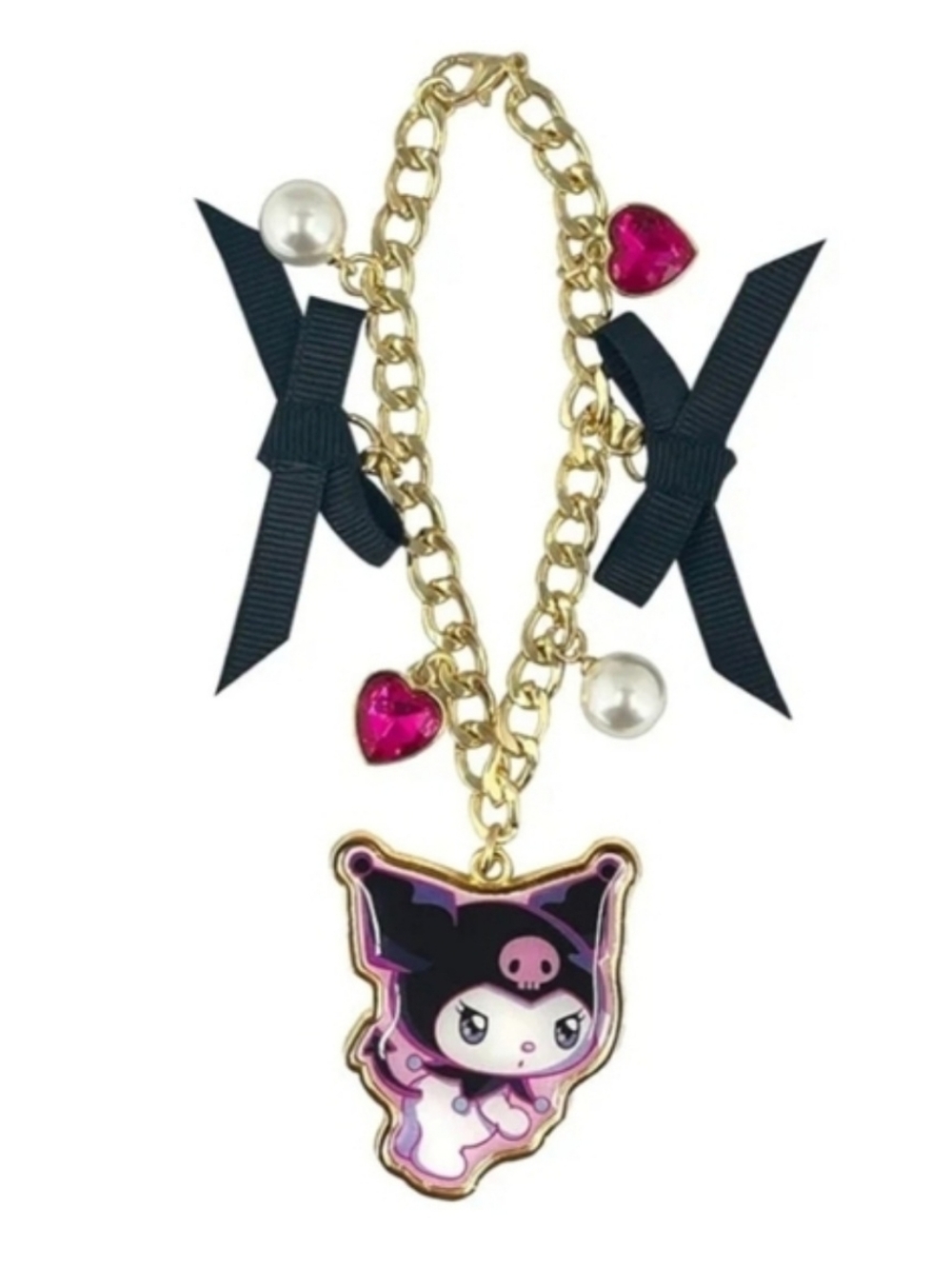 Sanrio Kuromi Keychain Bag charm Chain